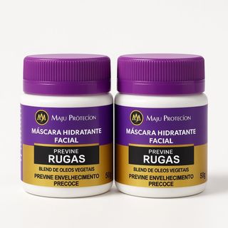 Creme Facial Anti Rugas Máscara Hidratante Previne Envelhecimento Linhas de Expressão Rej…