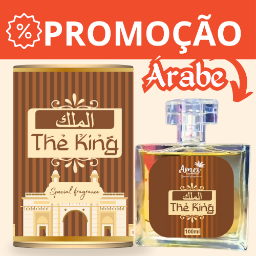 Perfume Árabe Perfume Masculino The King Amei Cosmético 33% de essência Amadeirado