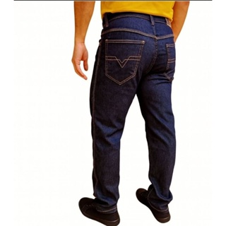 Calça jeans masculina trabalho tradicional 100% jeans em Oferta na Shopee