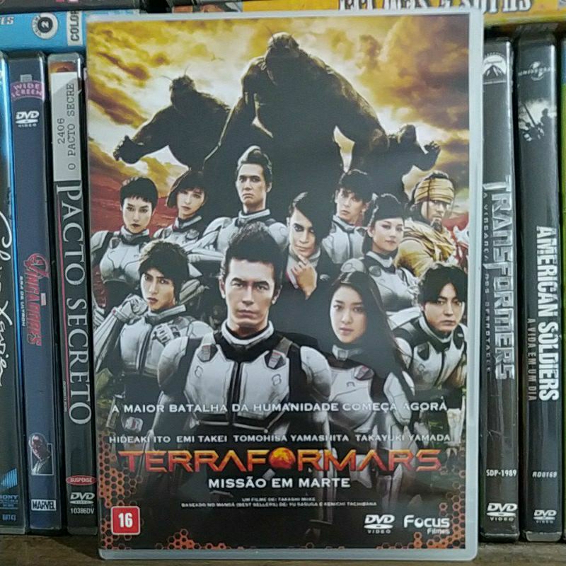 DVD Terra Formars Missão em Marte - Original ( Semi-novo )