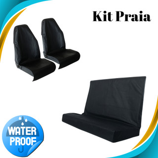 Protetor de Banco Automotivo Impermeável Kit Praia Pet Capas Universais Para Carro Contra…