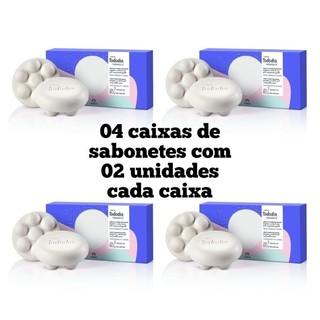 04 Caixa de Sabonetes Natura Tododia Todanoite Chá de Camomila e Lavanda 2x90g