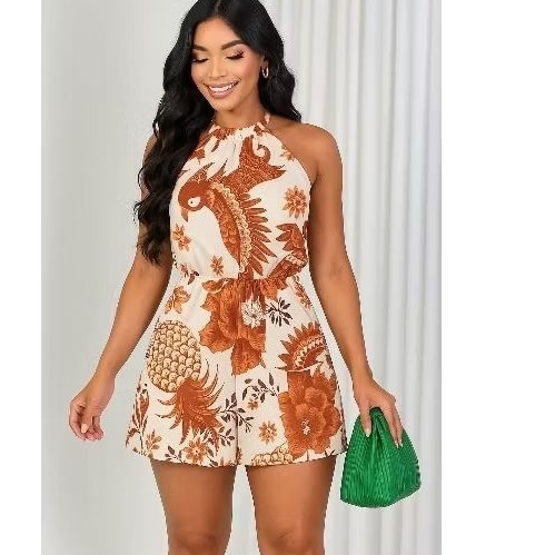 Macaquinhos estampados farm moda feminina
