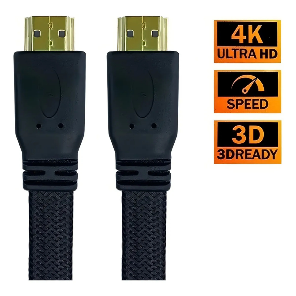 Cabo HDMI 2m, alta quantidade 4k para PC, PS4, Notebook, Câmeras, Projetor