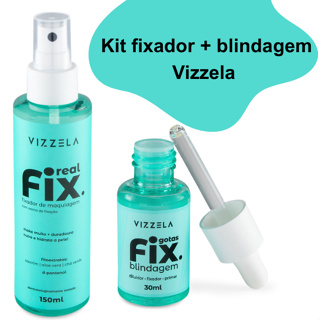 Kit Vizzela Fix – Blindagem Gotas Fix + Fixador Real Fix em Oferta na Shopee