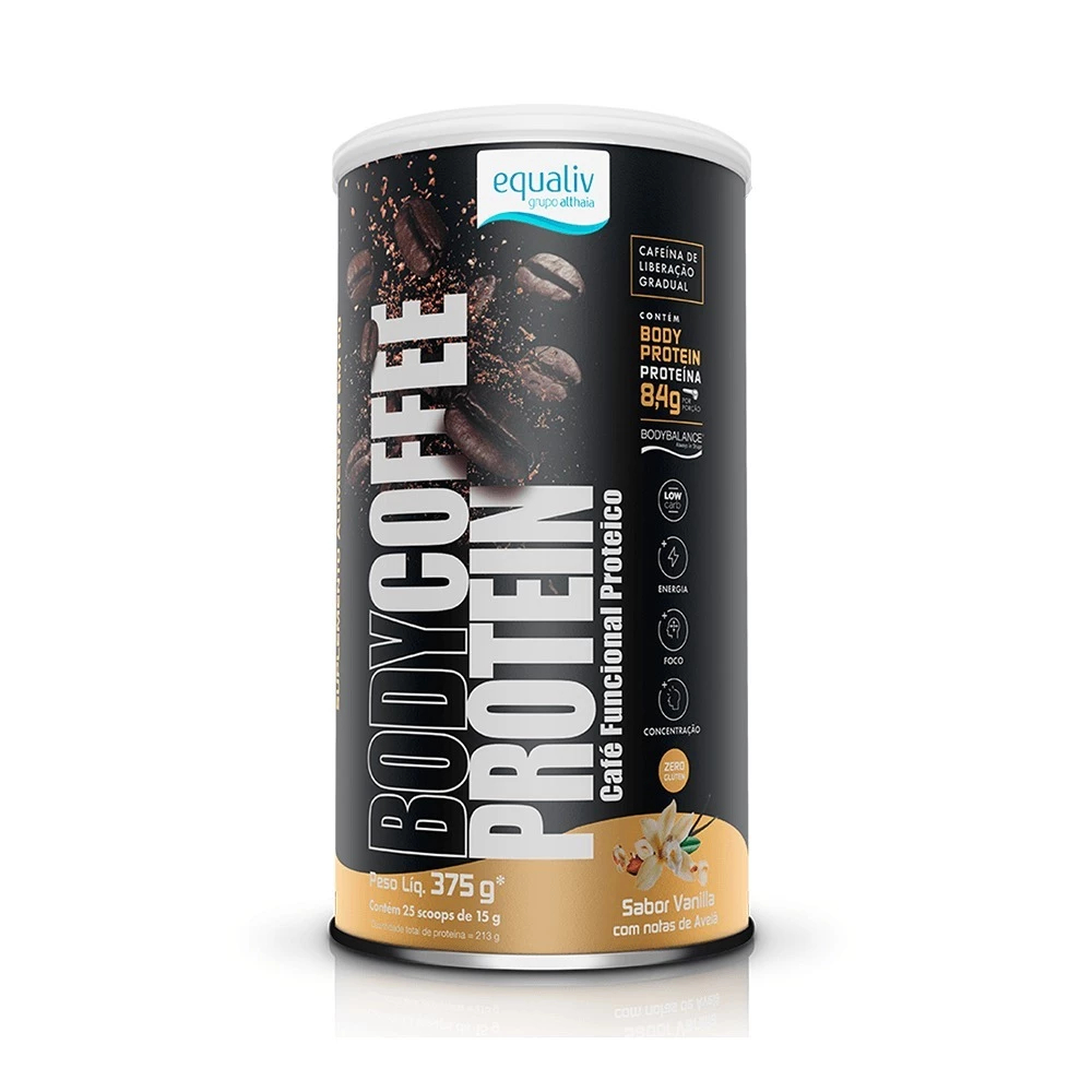 Body Coffee Protein 375g Café Funcional com Proteína - Equaliv em Oferta na Shopee
