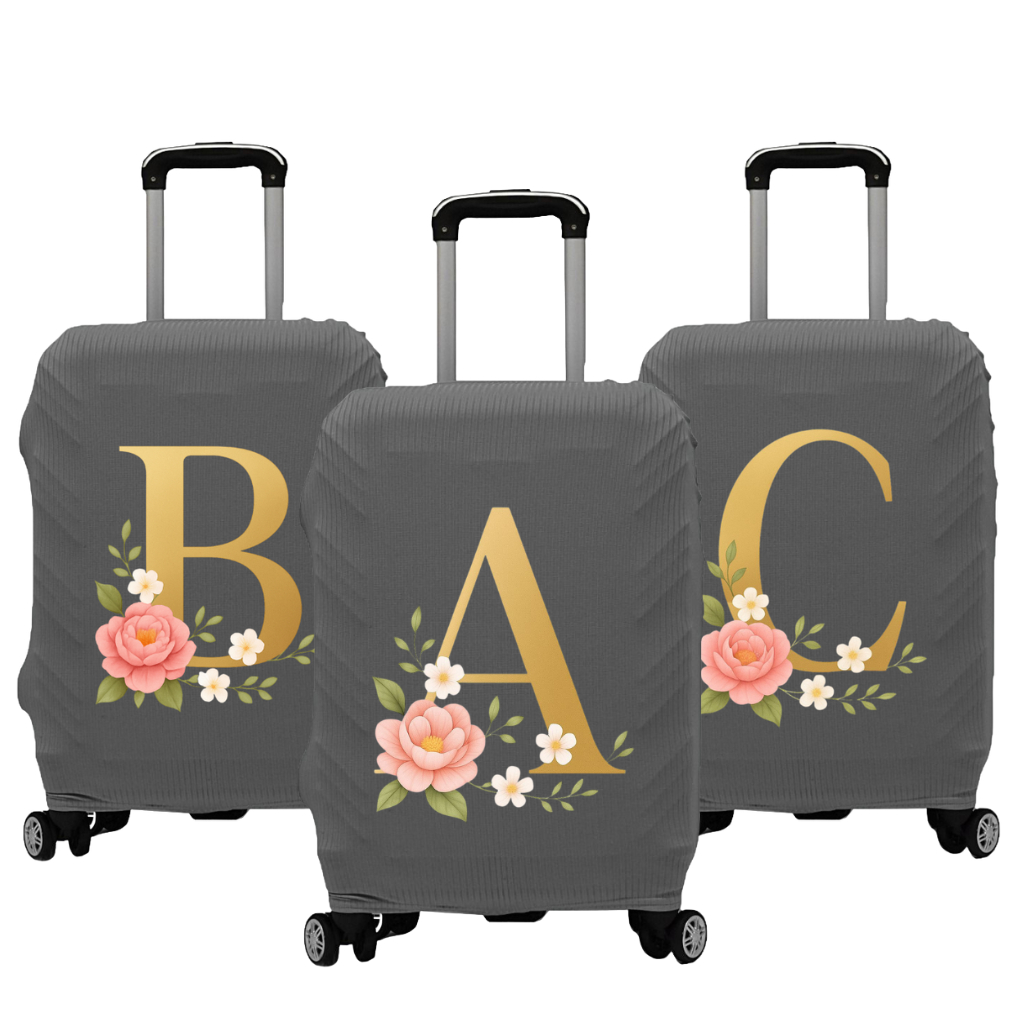 Capa Protetora Para Mala De Viagem Cinza 10kg a 23kg Tecido Luxo Premium Promoção em Oferta na Shopee