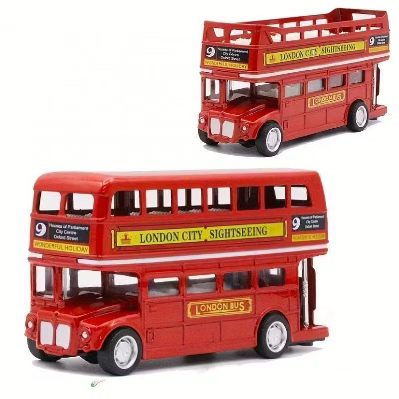 Miniatura Ônibus De Inglaterra London City Bus 2 andares metal em Oferta na Shopee