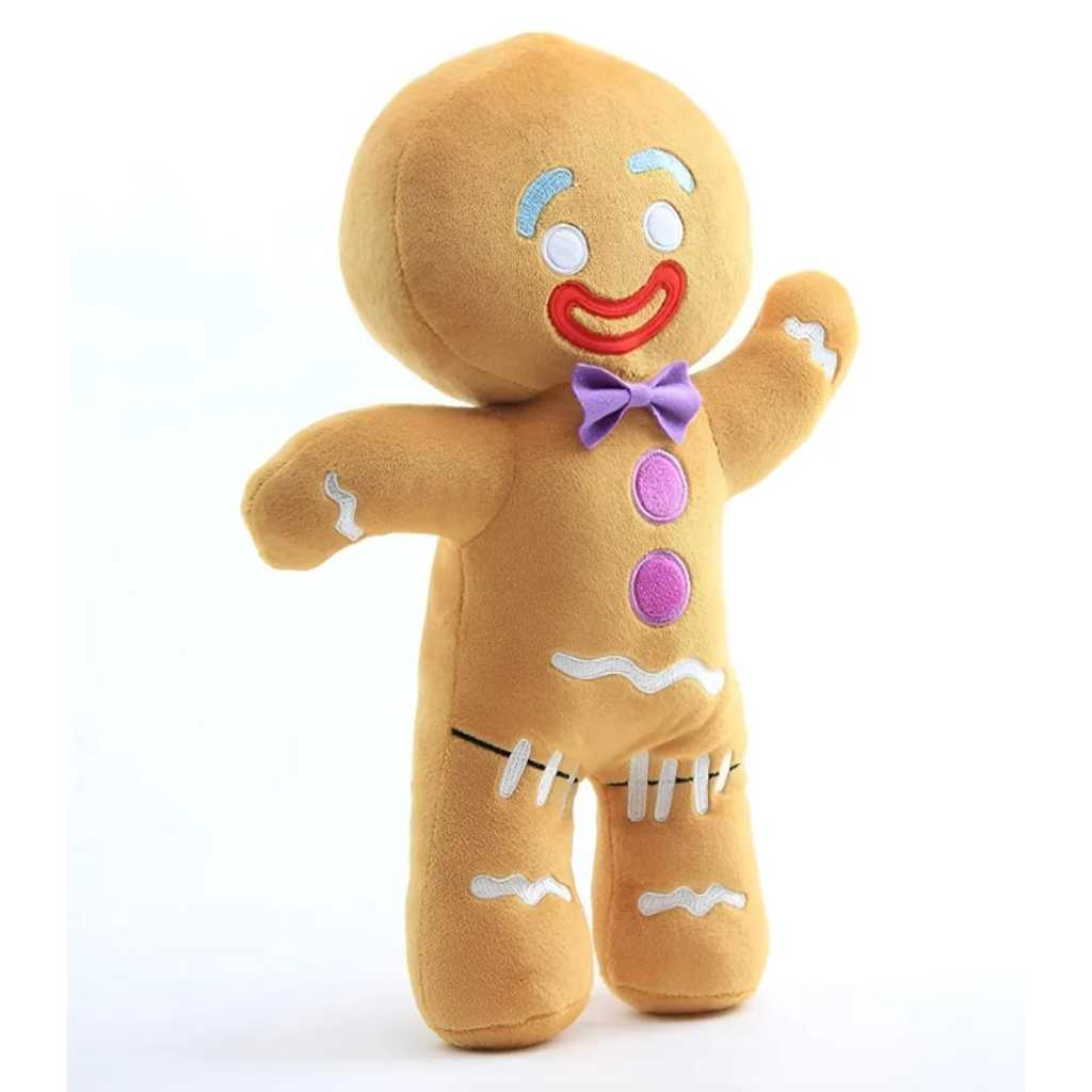 Pelúcia Homem Biscoito Boneco Shrek 32 Cm Boneco de Doce