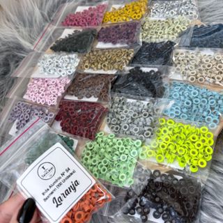 Ilhós Alumínio Nº 54 Baxmann (100 Unidades) • Não Enferruja • Várias Cores • Fácil de Aplicar em Oferta na Shopee