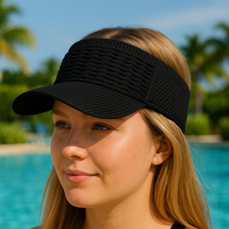 Viseira Esportiva Ajustável Leve e Confortável Proteção Solar p/ Corrida, Treino e Praia