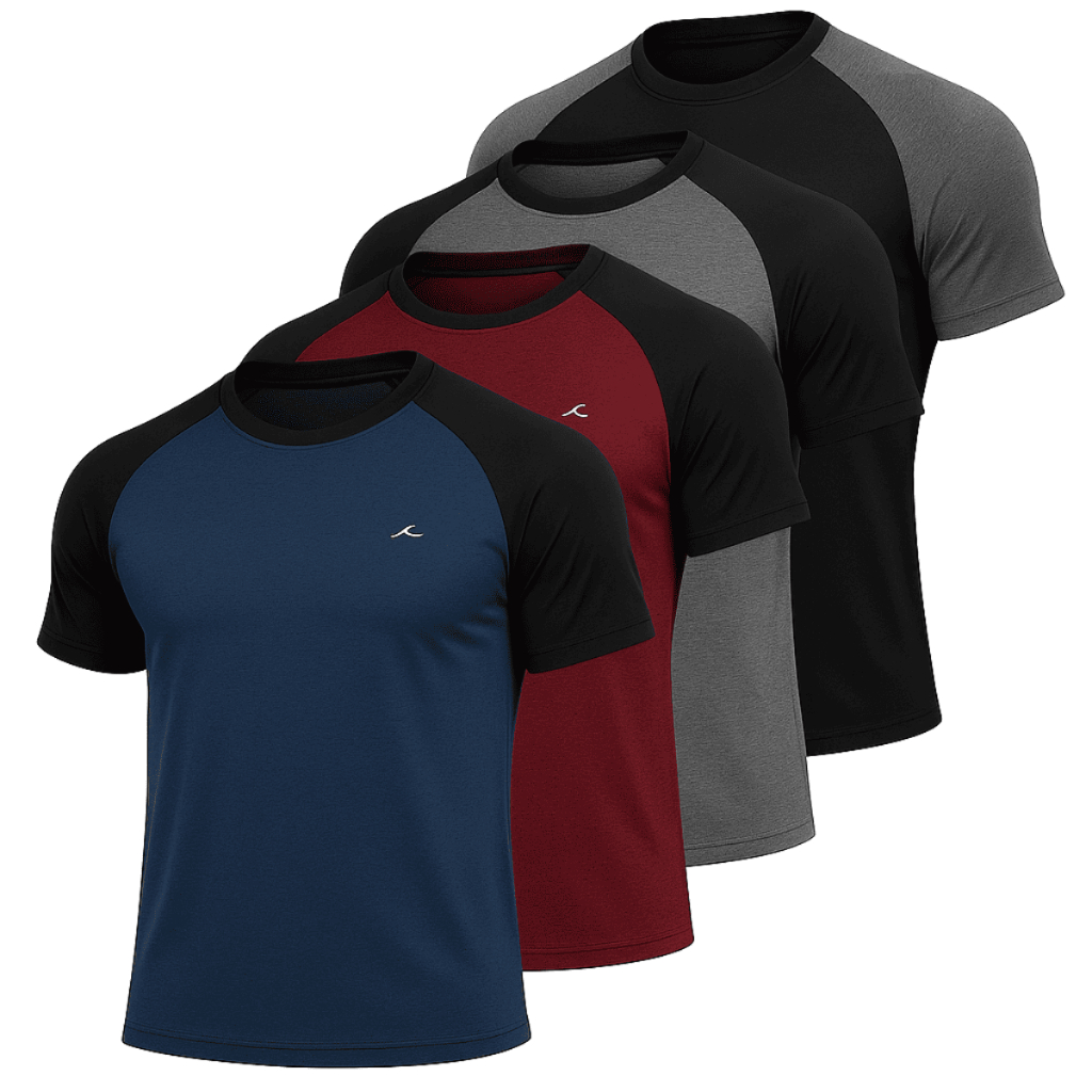 Kit 4 Camisa Masculina Manga Curta Camiseta Masculina Dry Fit Blusa Masculina Academia Treino