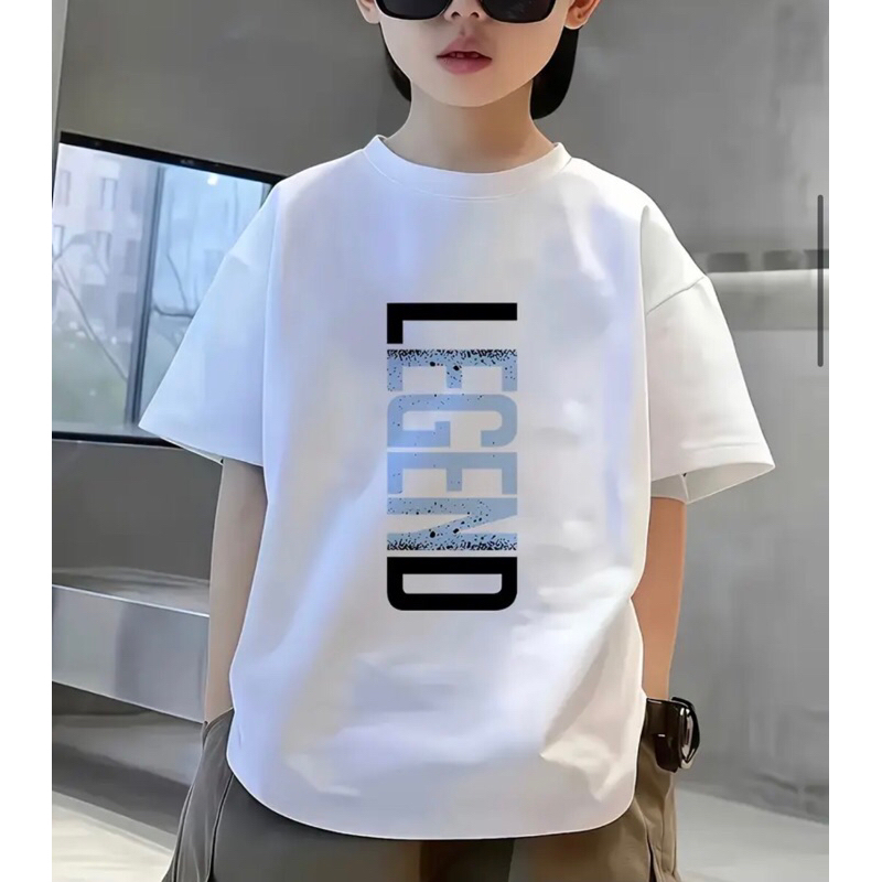 Camisa Camiseta Infantil LEGEND Lançamento Premium Estilosa Confortável Exelente Acabamento Gola Redonda 100% Algodão