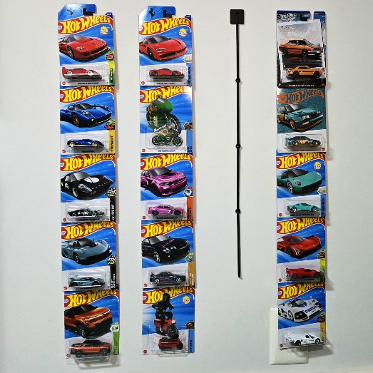 Suporte Hot Wheels Display para Parede Ganchos Garagem Carrinho Gearhead Miniaturas Para Carrinhos 1:64 Maisto