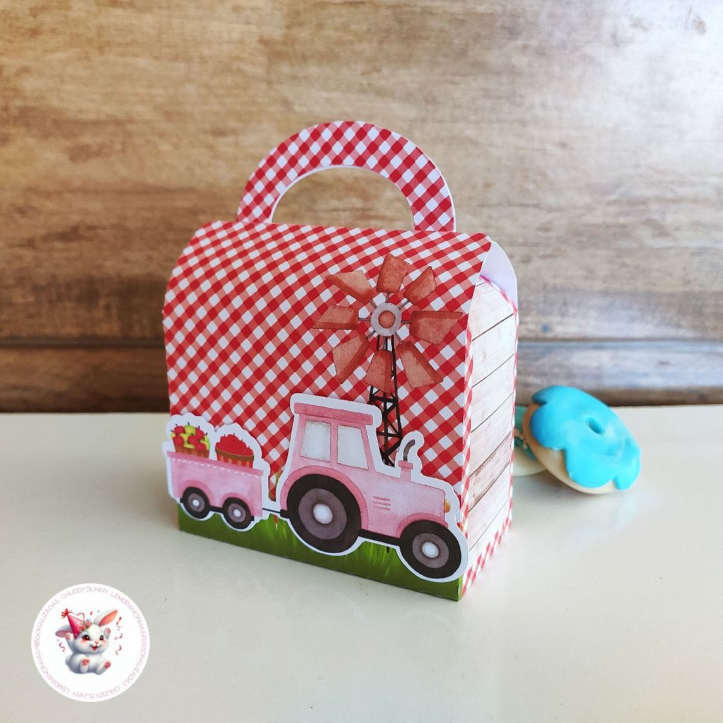 LEMBRANCINHA PERSONALIZADA - 5 BOLSINHA FAZENDINHA - PAPELARIA PERSONALIZADA - PERSONALIZADOS