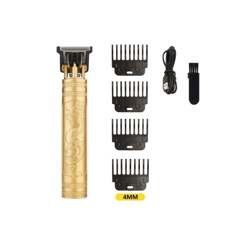 Maquina De Cortar Cabelo Barbeiro Profissional Dragão Elétrica Bateria Recarregável ,Uso Doméstico!