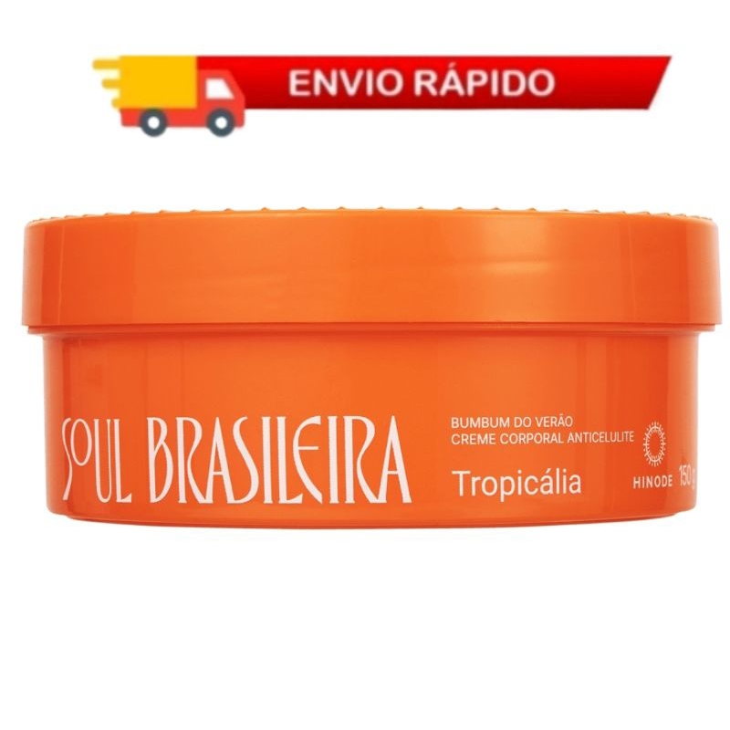 Creme Corporal Anticelulite Bumbum Do Verão Soul Brasileira Tropicália 150g Lançamento