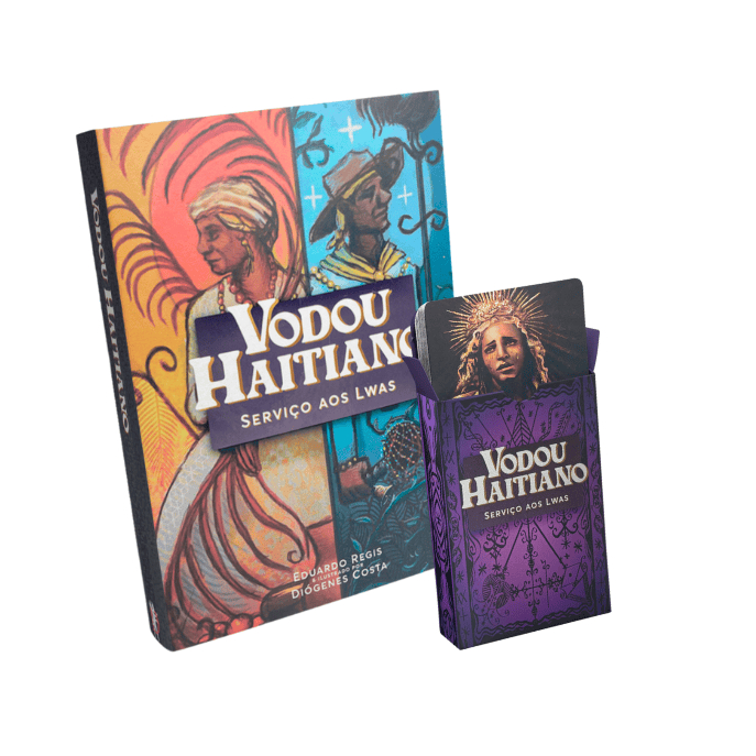 Livro Vodou Haitiano + Deck 26 Cartões Magia Afro-espiritual Rituais Tradição Ocultismo