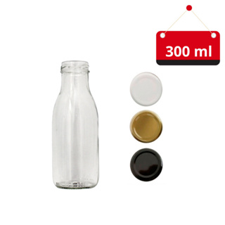 10 Un. Garrafa de vidro suco 300 ml com tampa e lacre em Oferta na Shopee