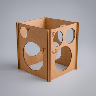 Medidor De Balões e Bexigas Em Cm Mdf Cru Em Centímetro em Oferta na Shopee