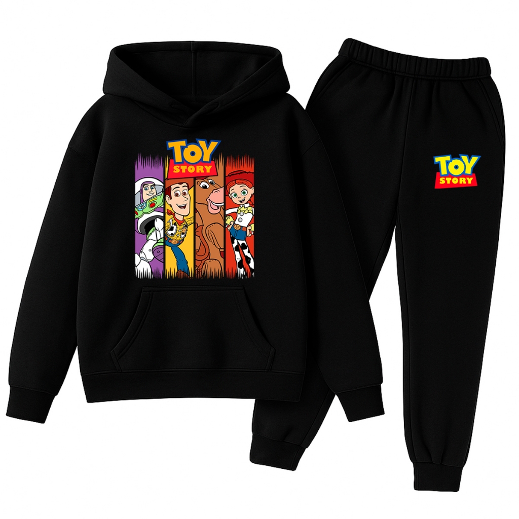 Conjunto Moletom Infantil Personagens Filme Toy Brinquedos Agasalho Inverno