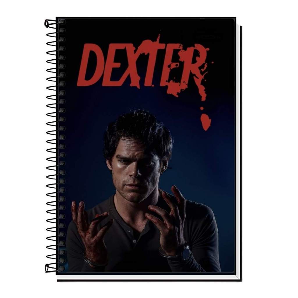 Caderno personalizado detetive dexter morgan Petlover Aesthetic | Capa Dura  Espiral Metálico | 1, 10, 15 ou 20 Matérias em Oferta na Shopee