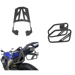 Suporte para Bau bagageiro + Afastador Alforge Chapam - Fazer 250 FZ25 2018 A 2026