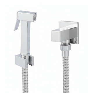 Ducha Higiênica Chuveirinho Banheiro Quadrada Metal Inox Engate 1,20 Super Luxo Cromo Premium em Oferta na Shopee