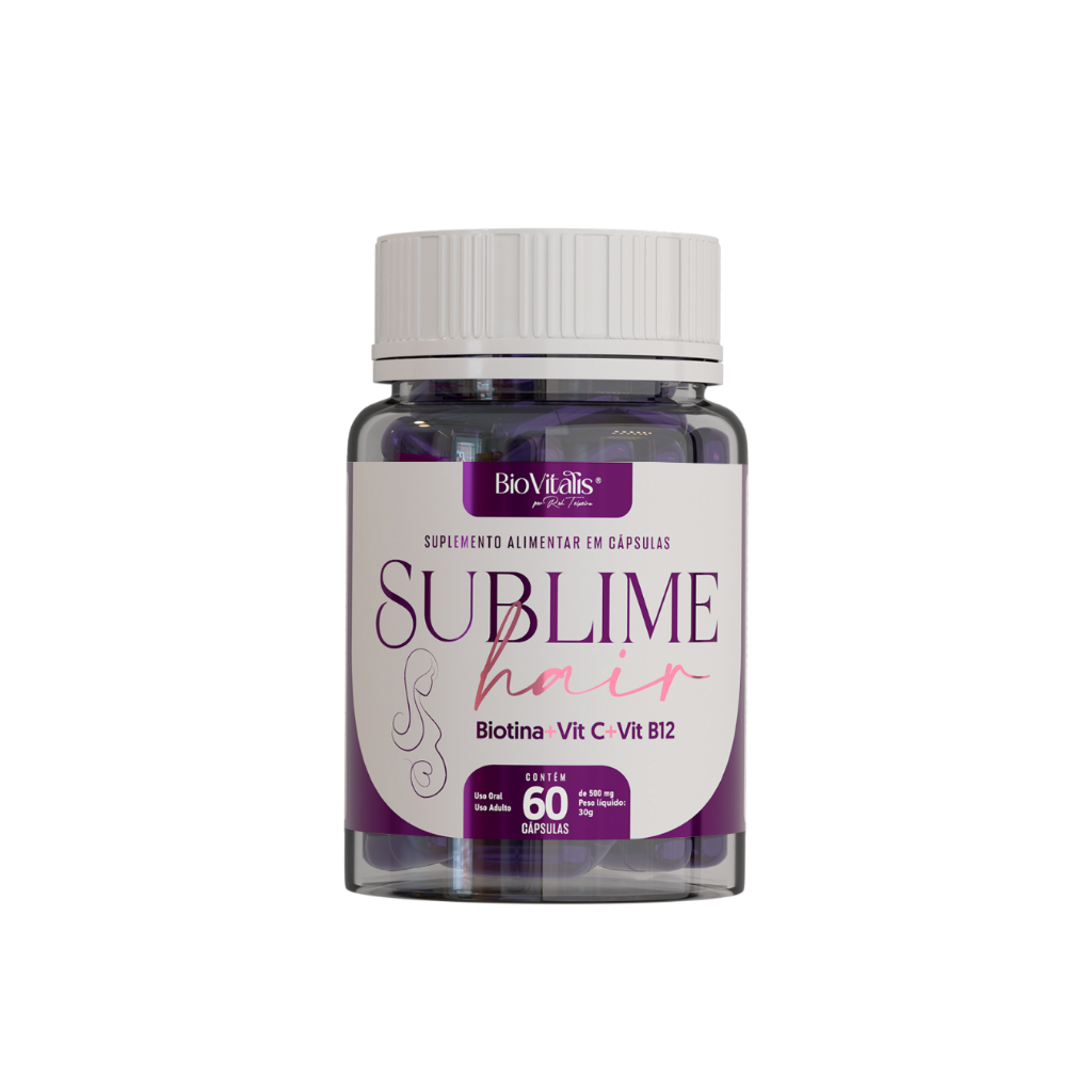 Sublime Hair Vitamina Capilar | Crescimento e Fortalecimento Da Bio Vitalis