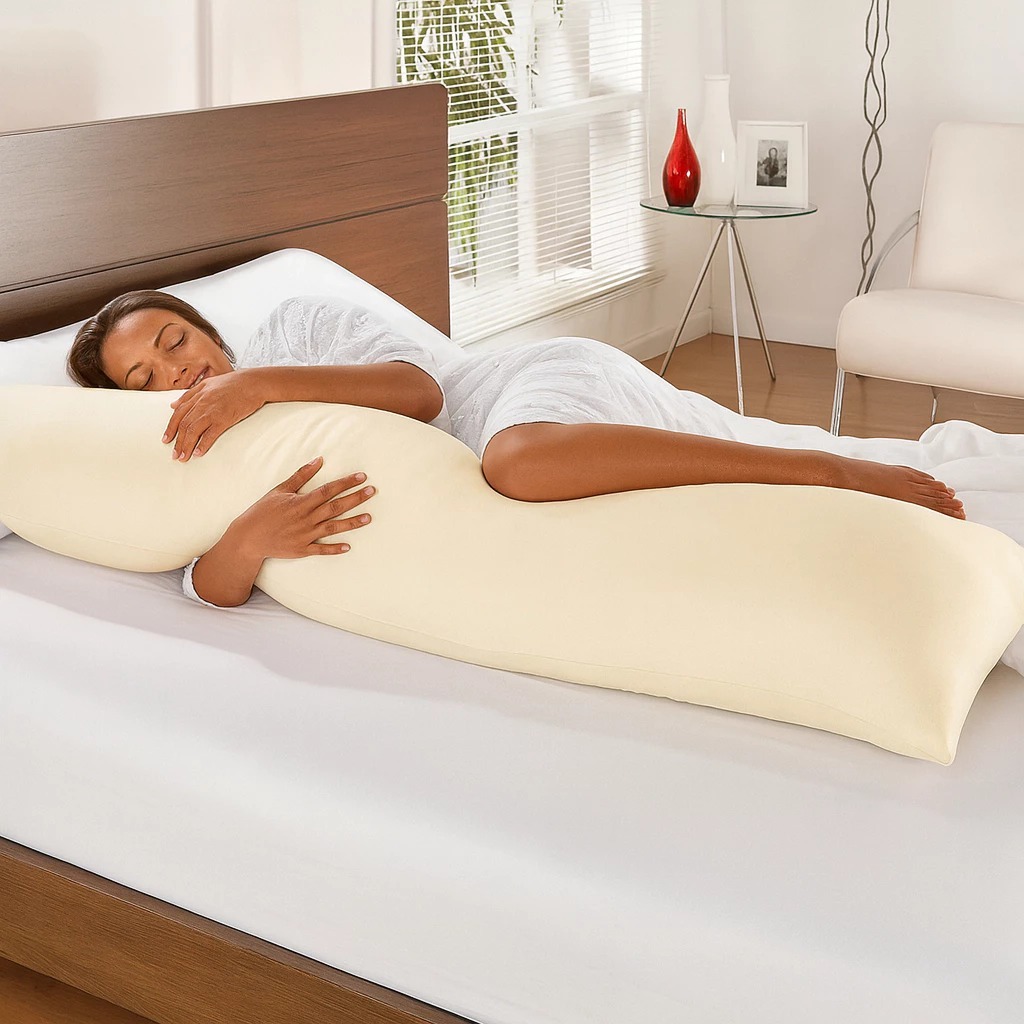 Travesseiro De Corpo Xuxão Antialérgico 1,36X40 Almofada Body Pillow Confortável - Varios Cores em Oferta na Shopee