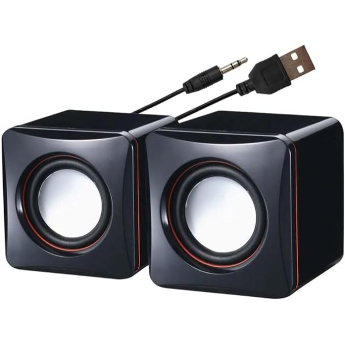 Caixa de Som BrazilPC D02L USB Preto Som Potente e Design Compacto