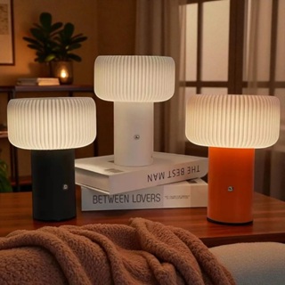 Abajur de Led Cogumelo Luminária 20cm Retrô USB 3 Luzes para Estudo Quarto Sala Decoração Vintage em Oferta na Shopee