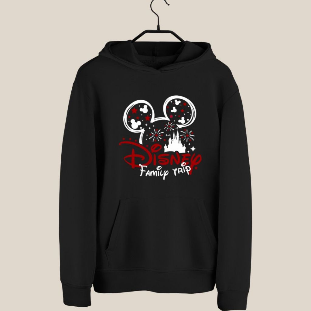 Moletom Family Trip Moletom Canguru Viagem Orlando Familia Mikey Minnie Unissex Infantil Adulto Plus Size — imagem 2 de 2