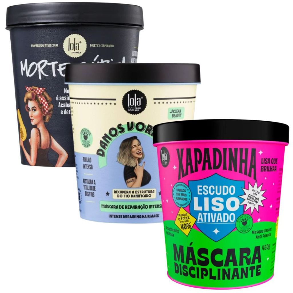Cronograma Lola Cosmetics - Morte Súbita 450g + Danos Vorazes 450g + Xapadinha 450g