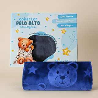 Cobertor Infantil Premium Antialérgico c/ Caixa | Hazime Enxoval – 90x110 | Presente Menino e Menina em Oferta na Shopee