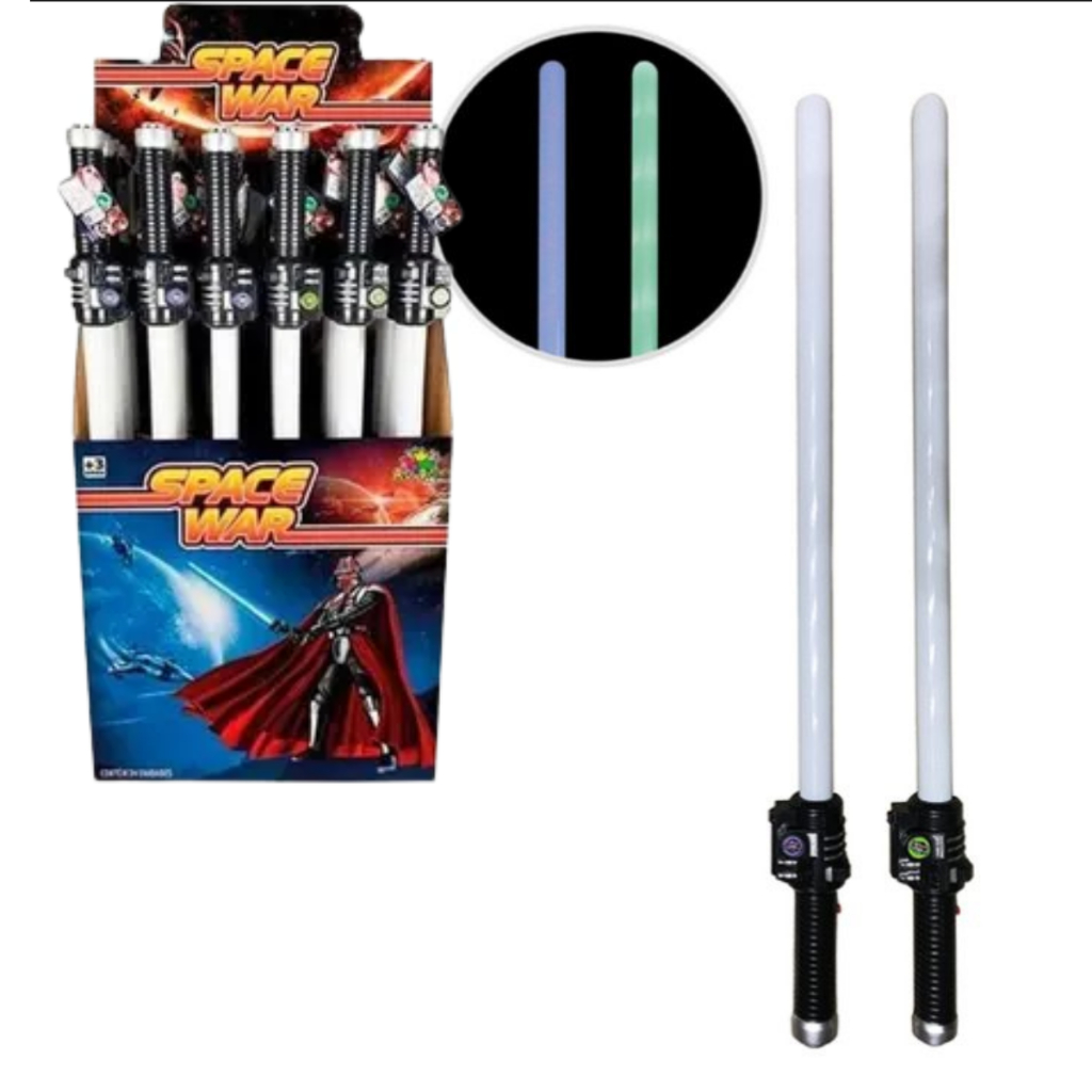 Sabre De Luz Espada Brinquedo Space War Infantil Com Luz Som