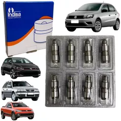 Jogo de Tucho Hidráulico de Válvula Para Volkswagen Gol G5 G6 Saveiro 1.0 1.6 8v Power 2009 Até 2010