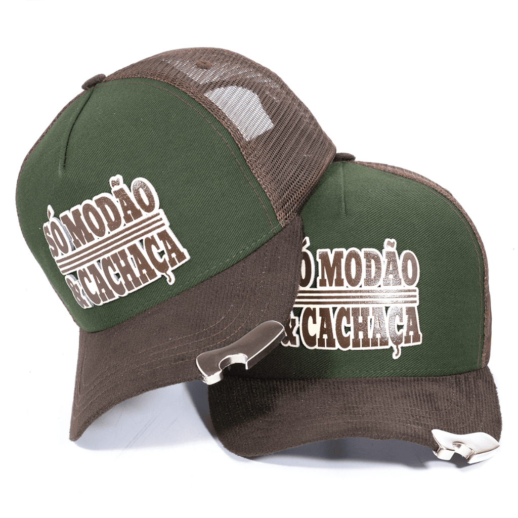 Boné Trucker Telinha Country Só Modão & Cachaça Pampa’s Country Unissex