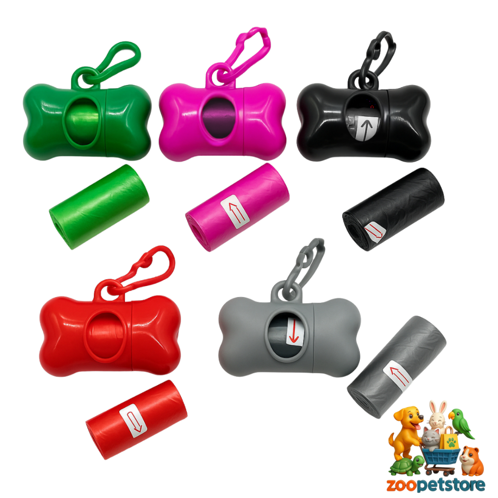 Kit Cata caca Saquinho Coletor para Pet Ossinho com 2 Refis LUNA em Oferta na Shopee