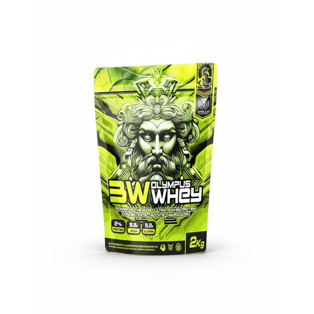 Whey Protein 3W Apollo Nutrition 2kg - Promoção em Oferta na Shopee