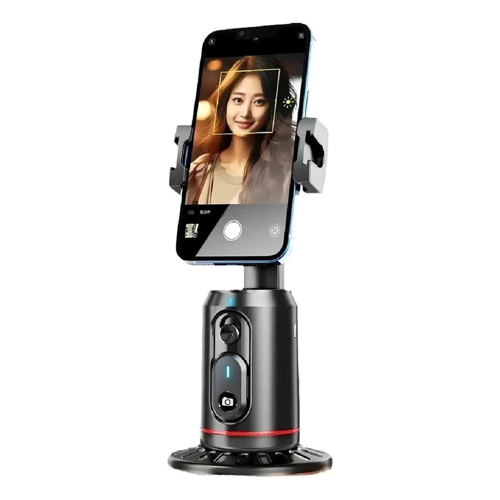 Estabilizador Gimbal 360° Rastreamento Inteligente de Rosto AI com Controle e Estabilização