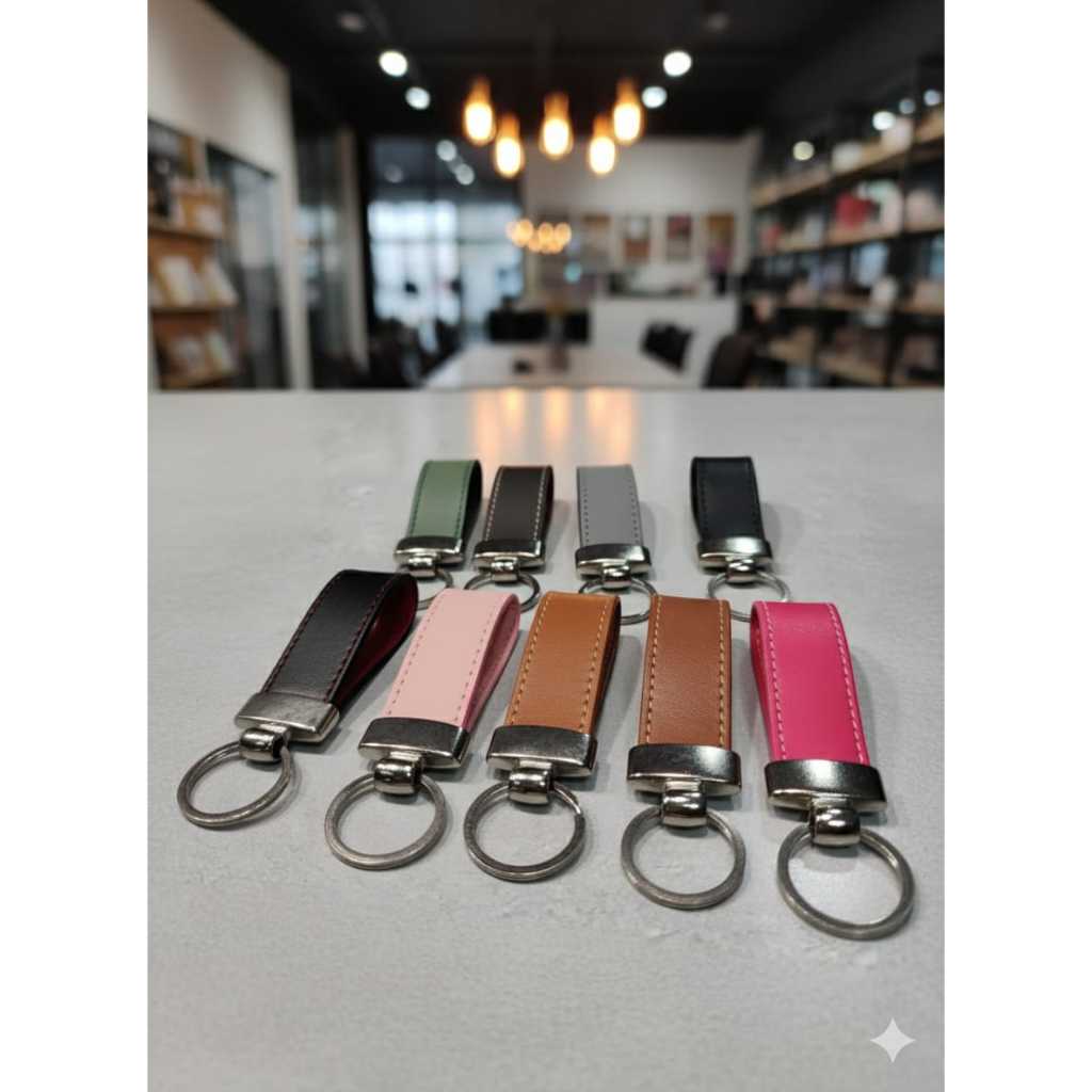 Chaveiro Personalizado Couro Sintético Gravado a Laser Nome Logo Padrinhos Dia dos Pais Batizado