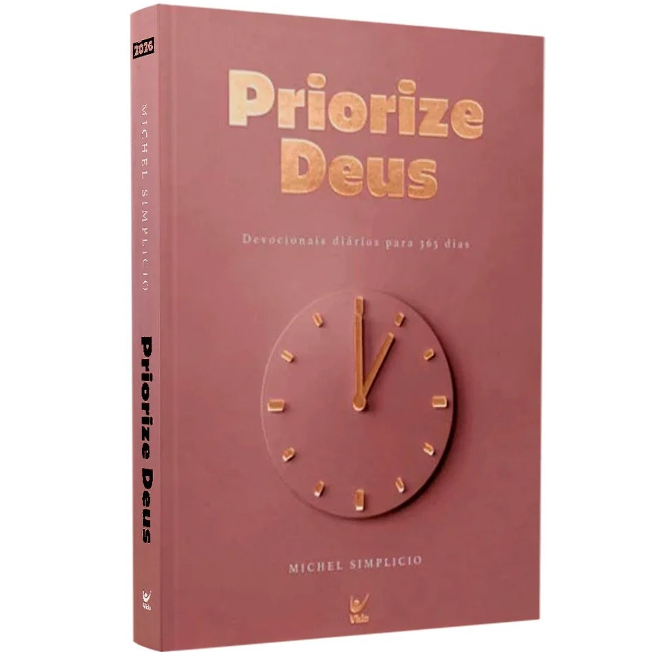 Devocional Priorize Deus 2026 - Mocha em Oferta na Shopee