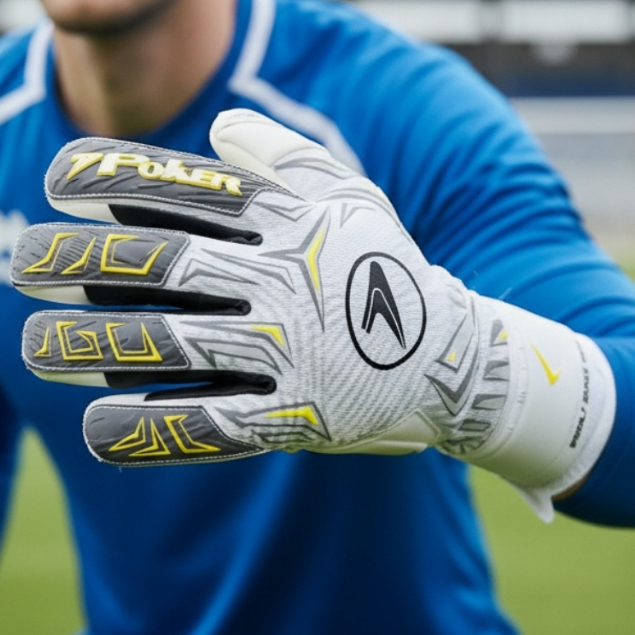 Luva de Goleiro Super Profissional Poker Bolt+