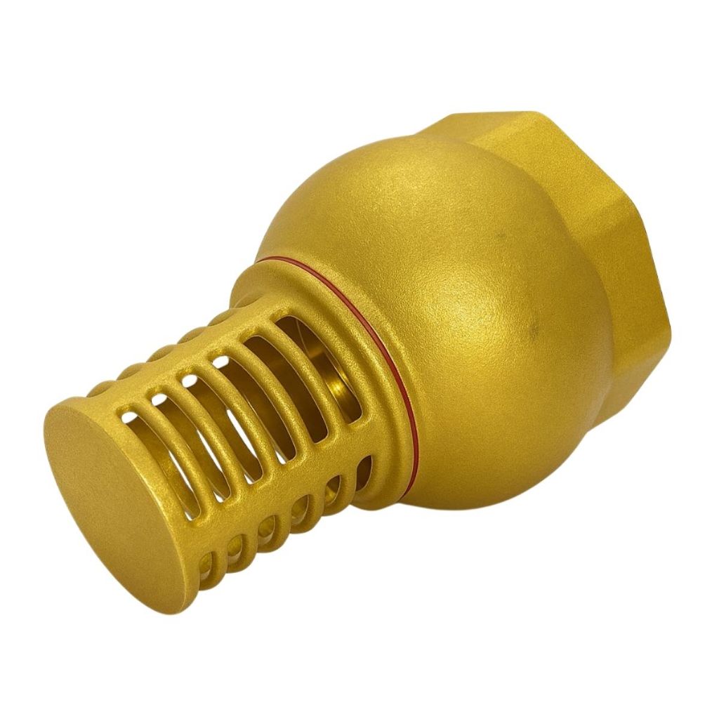 Válvula Retenção Fundo De Poço Latão 2" Metal-Metal P/ Crivo
