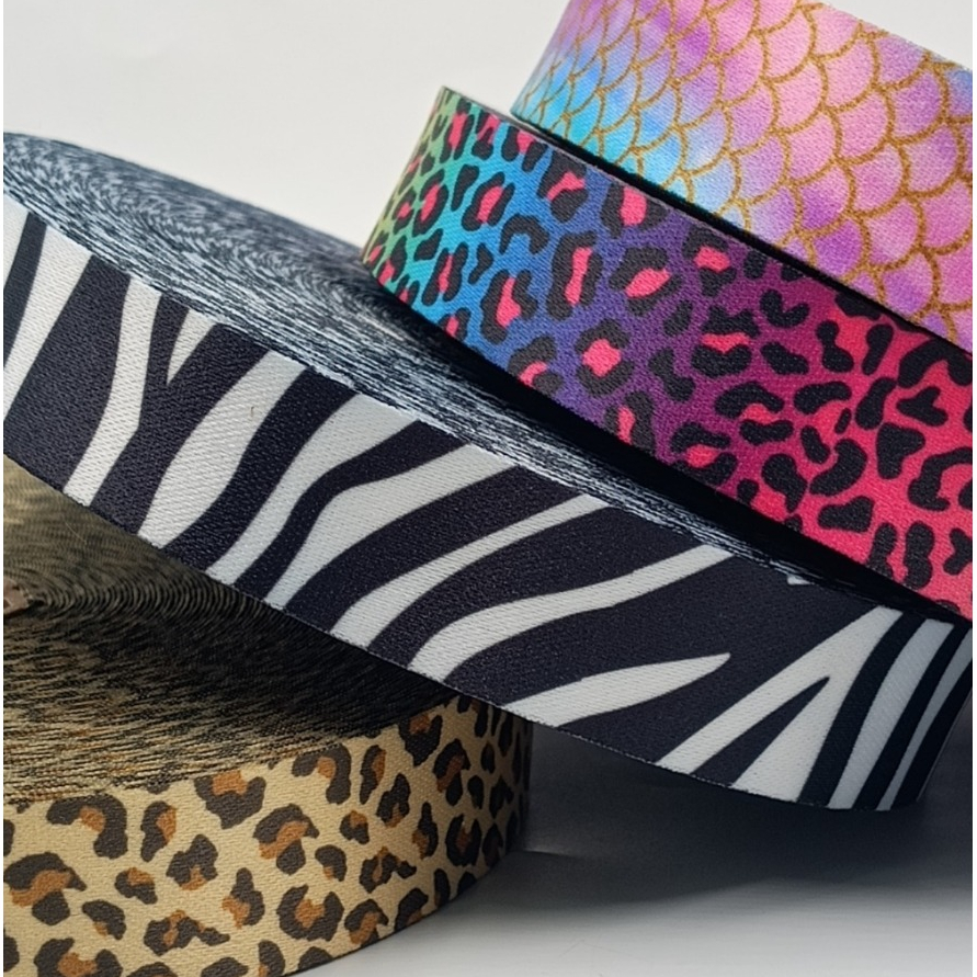 Alça criativa 3CM para Bolsas e Nécessaires Estampa Animal - Escolha a metragem