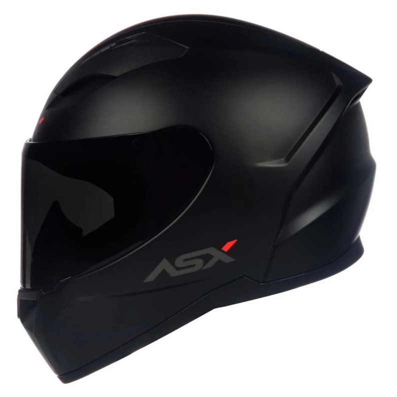 CAPACETE ASX ORIGINAL CITY MONOCOLOR PRETO FOSCO E BRILHANTE MASCULINO FEMININO + BRINDE EXCLUSIVO