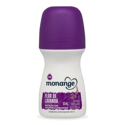 Desodorante Antitranspirante Monange Roll-on Flor Lavanda Com 50ml
