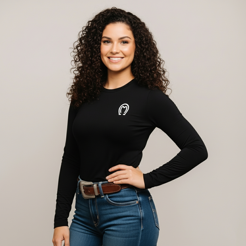 Camisa Feminina Proteção Solar Uv+50 Camiseta Segunda Pele Térmica Blusa