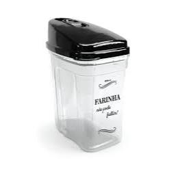 Porta Farinha Nitron com Tampa – Farinheira 836ml Resistente e Prática